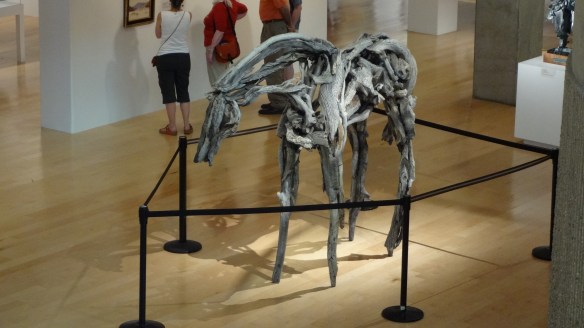 Deborah Butterfield creates  animal figures from driftwood