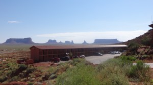 Goulding's at Monument Valley. I had the last room on the right.