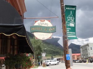 My hotel for the night, on main street.