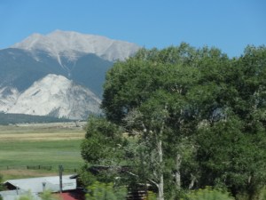 The shape of Antero reminded me of Mt. kilimanjaro, which I climbed long ago, and of the links of past and present and if travel were a passage way between them.